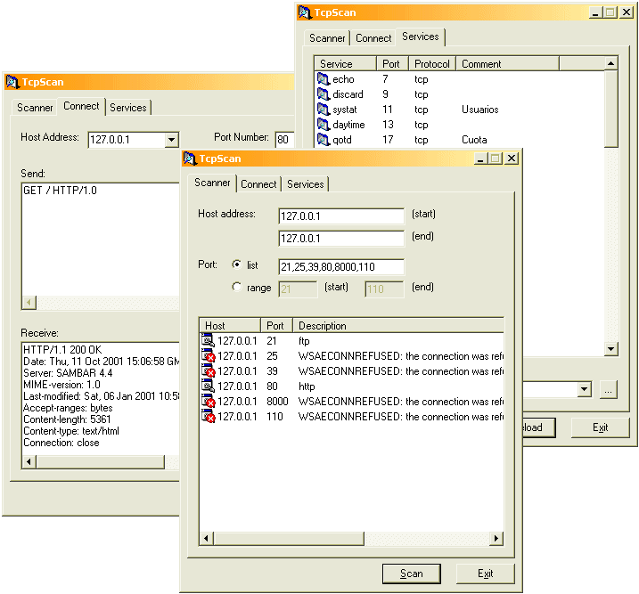 Сканер IP адресов. IP scan. Hosts ip port