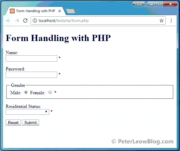 Form Handling with PHP  CodeProject