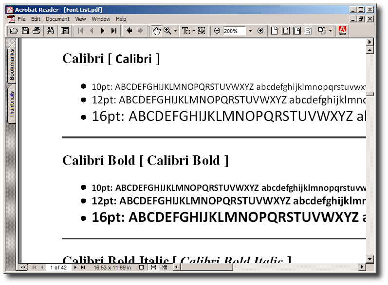 If the HTML document is exported to PDF, it can be viewed in another device.