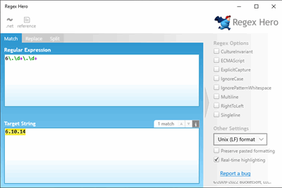 Regex to Match Version Number Beginning with a Specific Digit - CodeProject