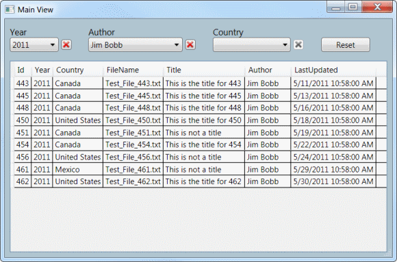 Multi Filtered Wpf Datagrid With Mvvm Codeproject