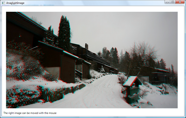 Anaglyph image