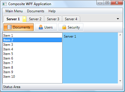 Composite WPF Application