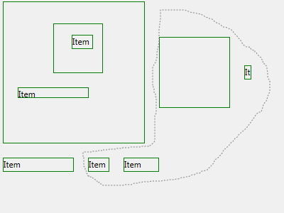 Selection using a single click and a GeometryGroup for hit testing