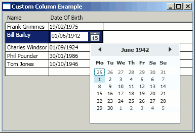 How to write cell header gridview sample