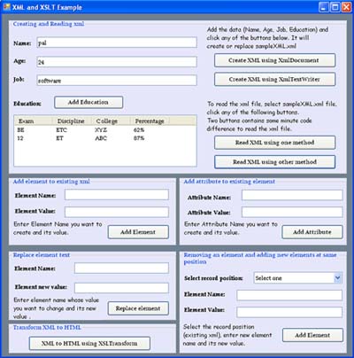 Introduction to XML and XSLT in C# .NET - CodeProject