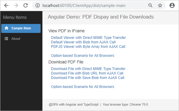 Pdf Document Display And File Downloads With Angular Angularjs And Web Api Codeproject