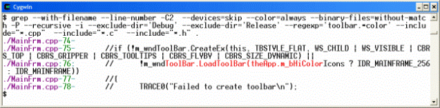 windows grep program
