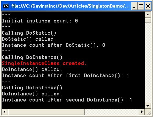 Implementing Design Patterns in C# - Singleton Pattern