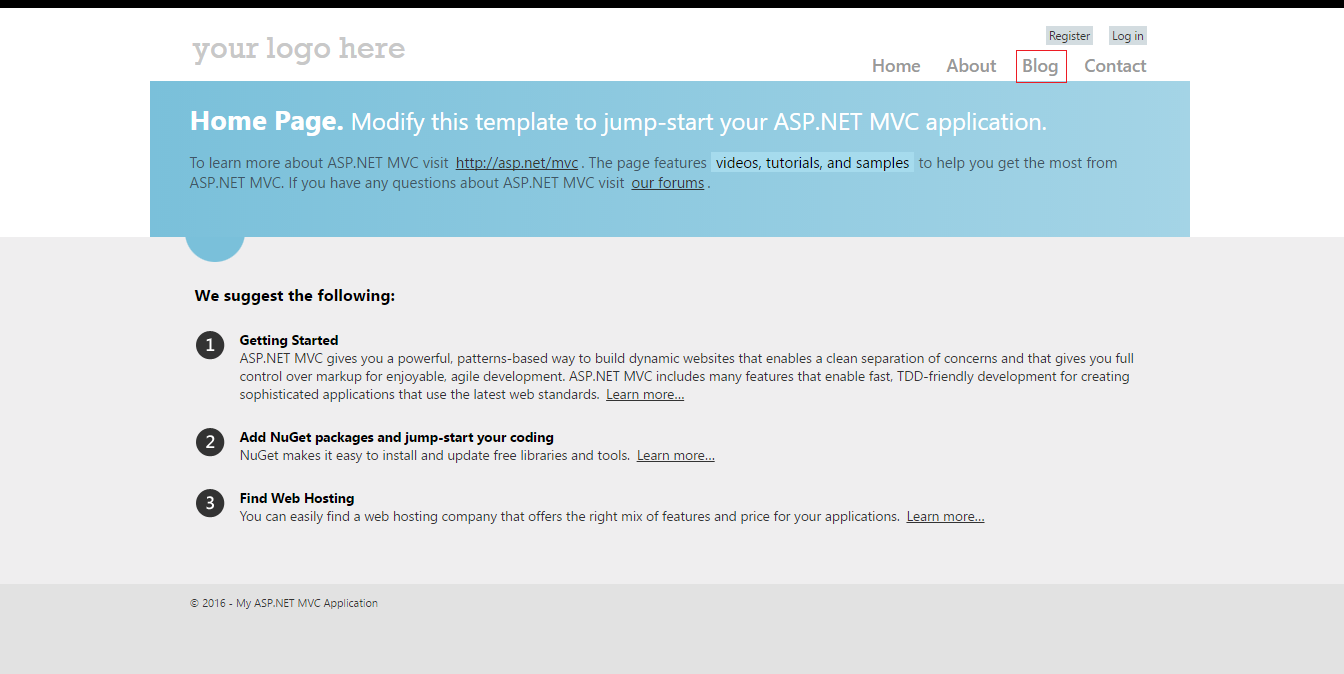 Asp Net Mvc Application With Custom