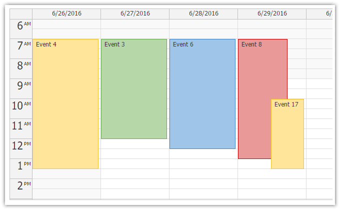 ajax event calendar error