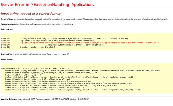What's New in C# 6.0? - Exception Filters - CodeProject