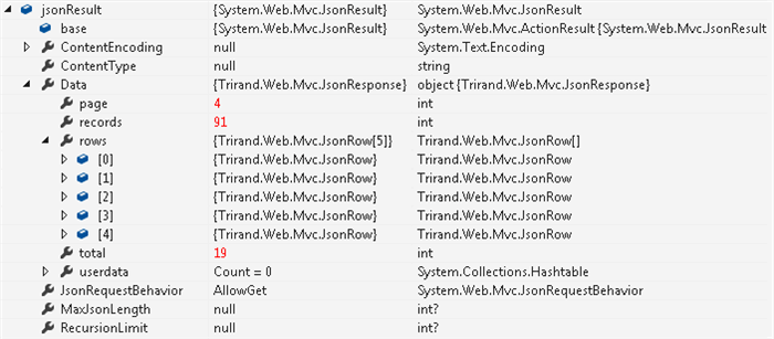 Trirand jquery