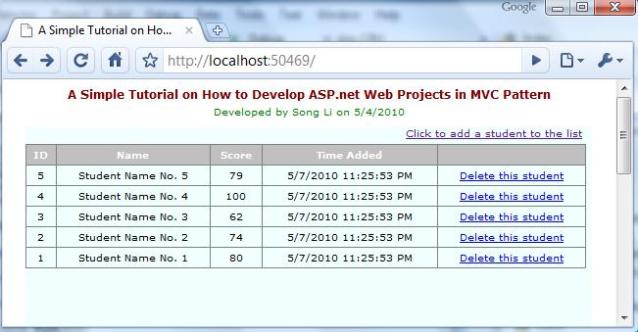 Asp Net Mvc 2 Sample Project Download