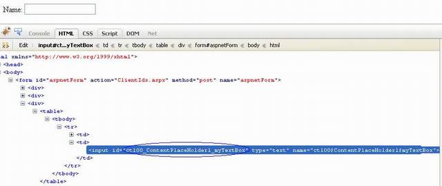 View Source - Normal Page