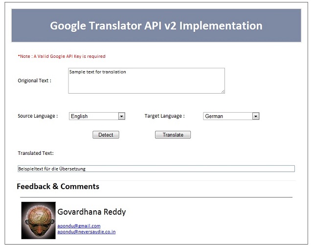 Google Translate Google Translate