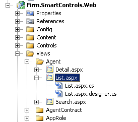 List.aspx file