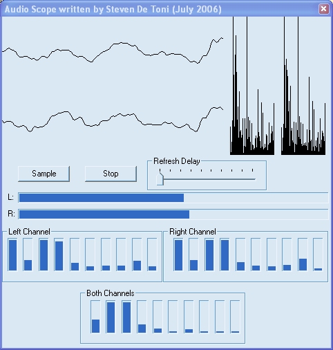 Audio Spectrum Analyzer - OscilloMeter - Download