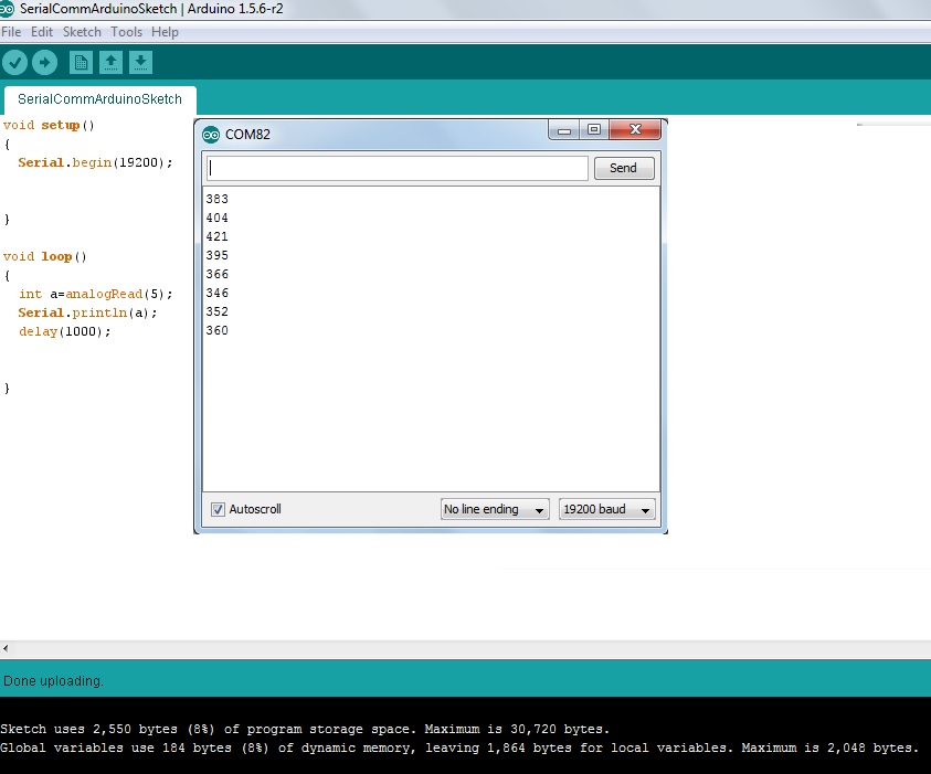 Serial Communication Using Asp Net