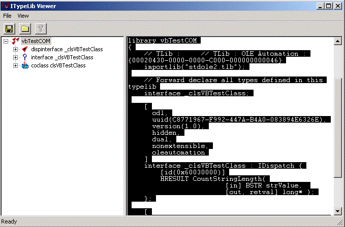 Copying the IDL file