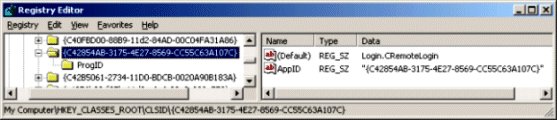 Add a new string property under registry