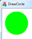 Draw a green circle