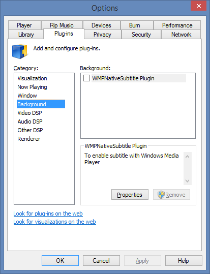 srt file player windowas