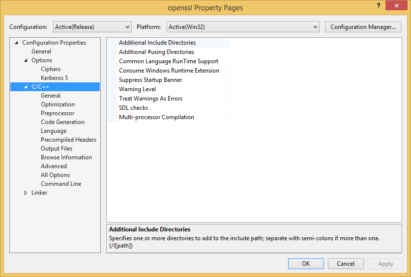 openssl win32 kompilering