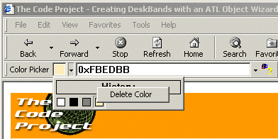In Internet Explorer (Shows Delete Capability) - toolbar2.gif