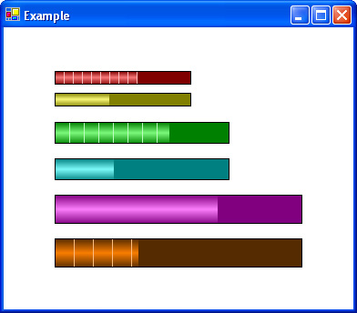 progressbar color bar progress codeproject control introduction example kb