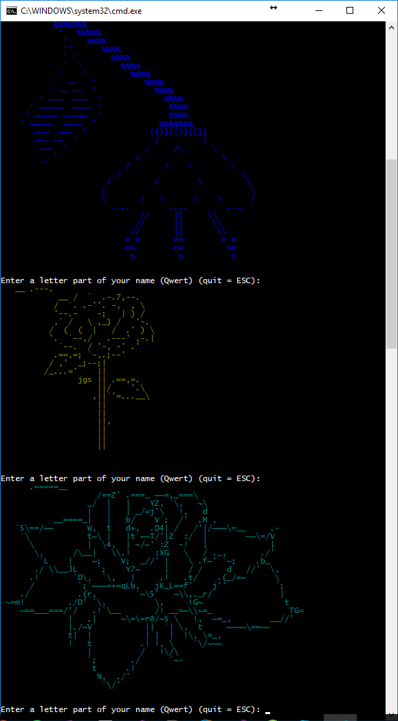 Ascii Flower One Line Best Flower Site