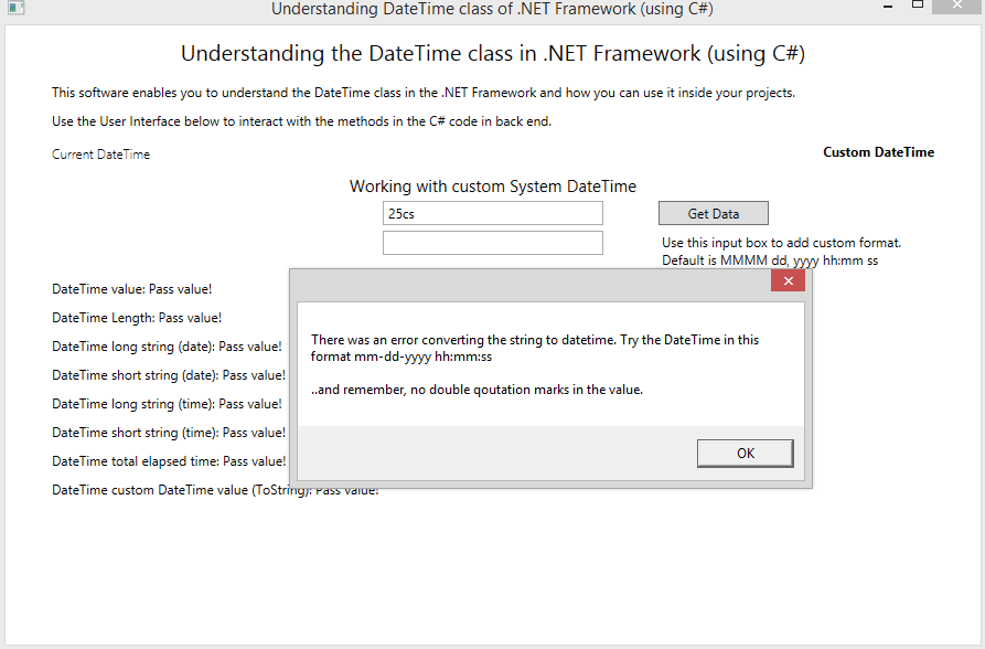 DateTime struct in .NET Framework (using C#) - CodeProject