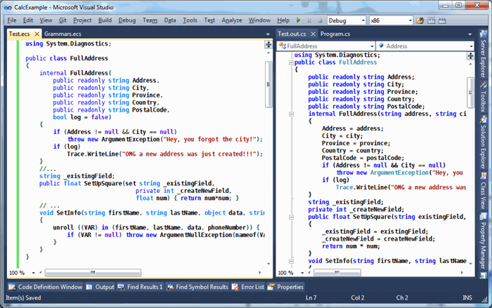 LeMP in Visual Studio