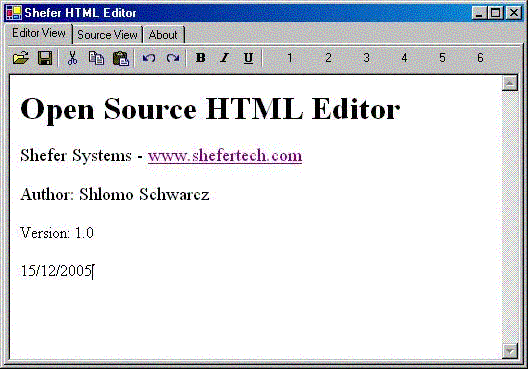 Wysiwyg Html Editor Codeproject