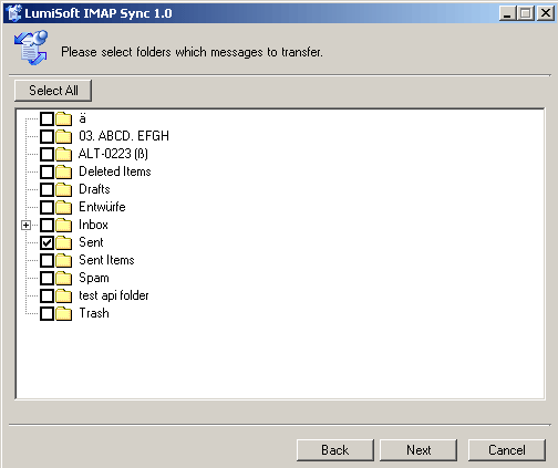 Sample screenshot
