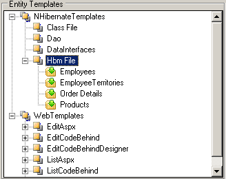 Mapping the Domain to the Database, HBM-XML files