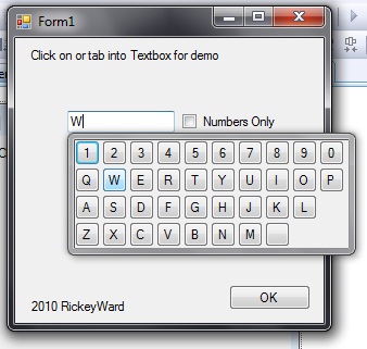 TextBoxWKeyBoardSrc&Demo