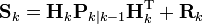 Kalman Filter Matrix Formulae
