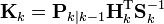 Kalman Filter Matrix Formulae