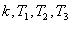 Regression parameters