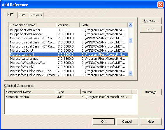 How To Install Microsoft.Mshtml Assembly How To Install Microsoft.Mshtml Assembly