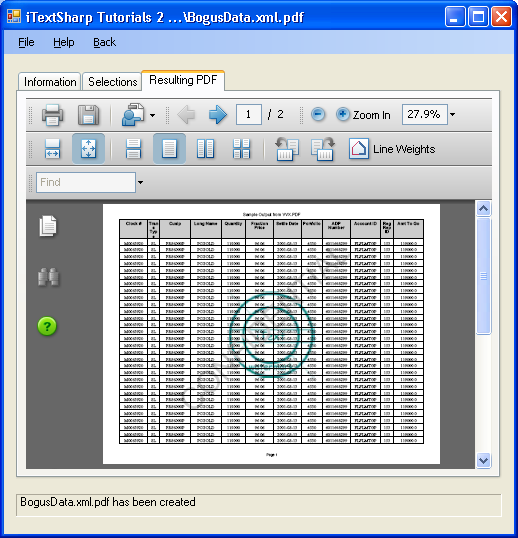 Creating PDF Tables using C# (.NET 2.0) and iTextSharp - CodeProject