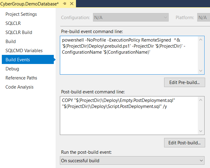 Visual studio post build event command line replace sale online fast