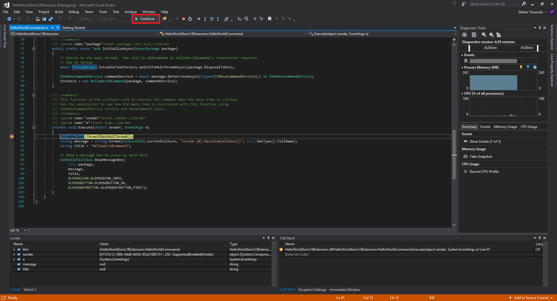 Microsoft Visual Studio on X: How to Extend the async methods