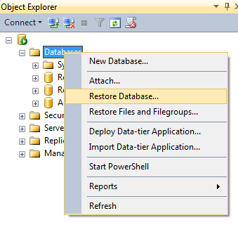 how to attach adventureworks database in sql server 2012