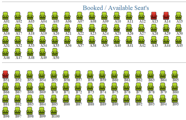 Codding Theatre Seating Chart