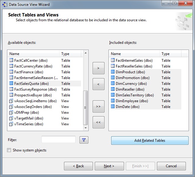 Include object. SSAS куб. Select from таблица. SSAS Cube process form. SSAS Cube Designing.