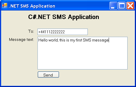 Sms send we. SENDMESSAGE распечатать. Unable to send SMS message. How to send a SMS to telefone with c#.