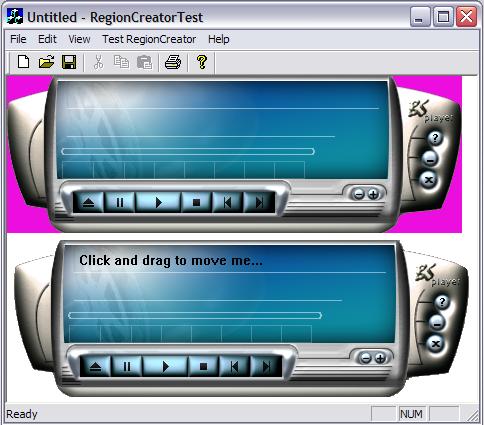 CRegionCreator Test Application Image