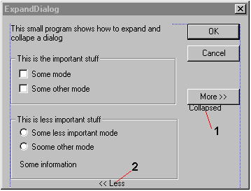 Dialog template